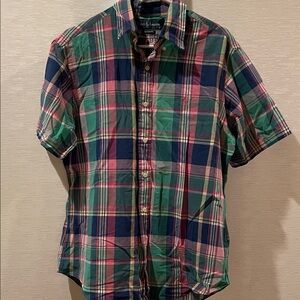 Ralph Lauren Men's Multicolor Plaid Button-Down Shirt